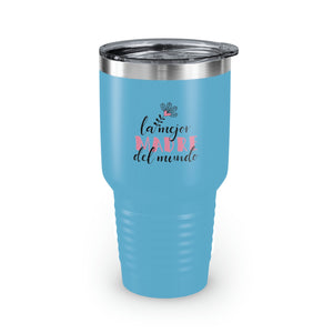 World's Best Mom Ringneck Tumbler, 30oz