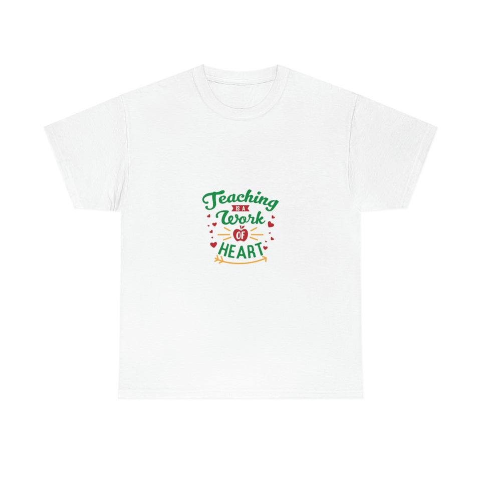 Work of Heart Cotton Tee
