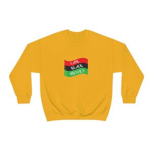 I Am Black History Unisex Heavy Blend™ Crewneck Sweatshirt
