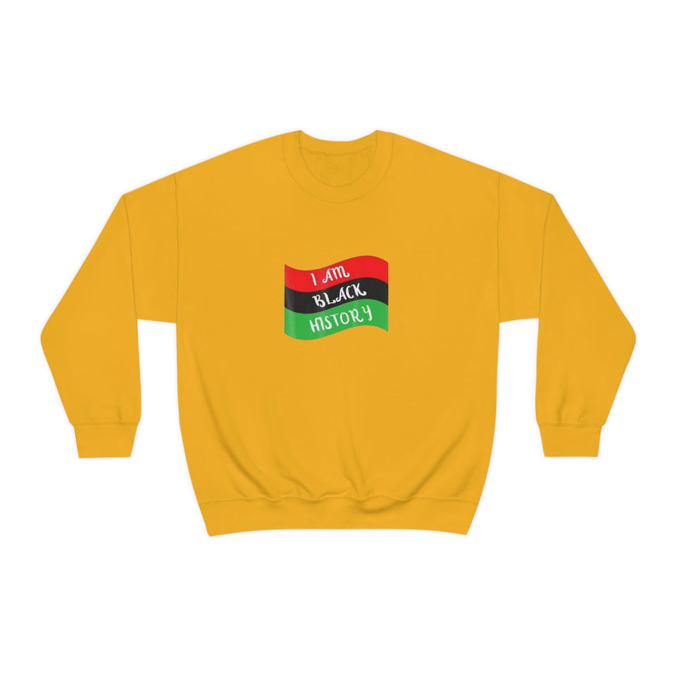 I Am Black History Unisex Heavy Blend™ Crewneck Sweatshirt