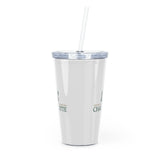 UNCC Plastic Tumbler with Straw
