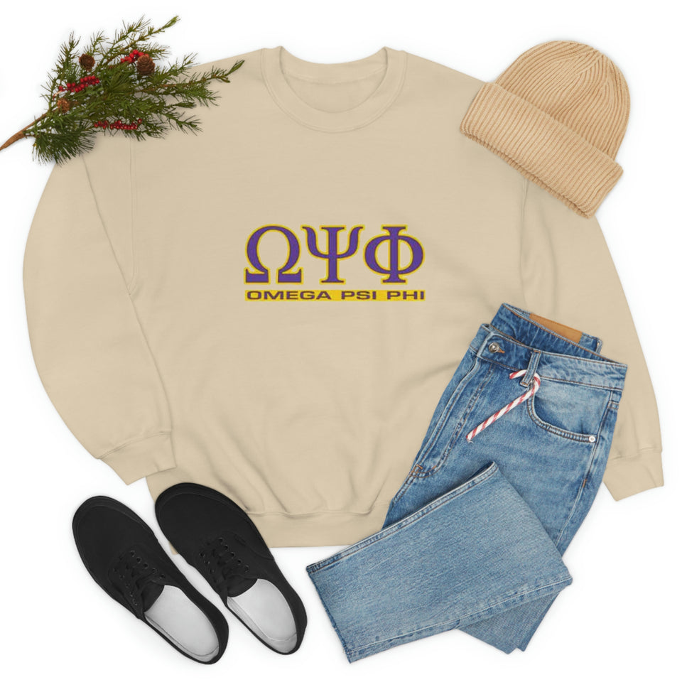 Omega Psi Phi Unisex Heavy Blend™ Crewneck Sweatshirt
