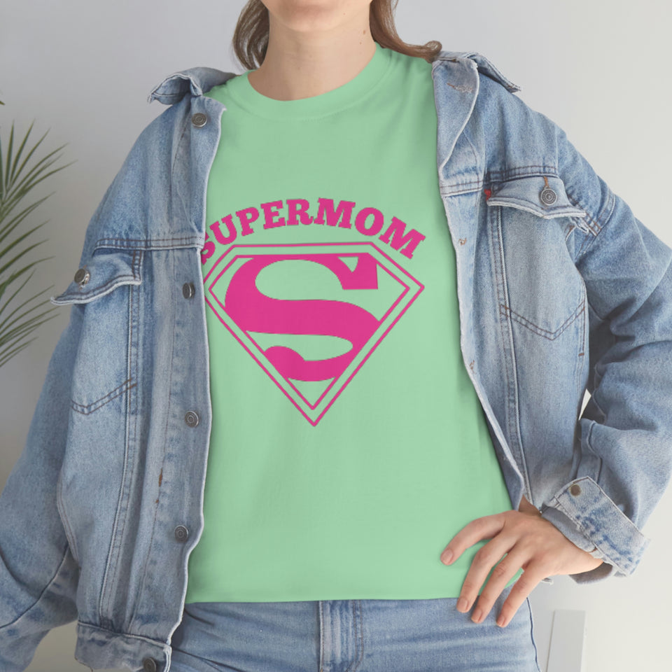 Super Mom Unisex Heavy Cotton Tee