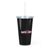 Earth Angel Plastic Tumbler with Straw