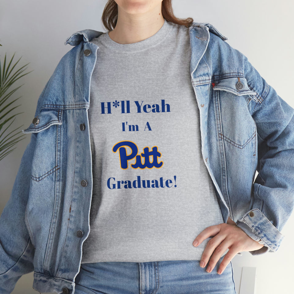 H*ll Yeah! University of Pittsburgh Unisex Heavy Cotton Tee