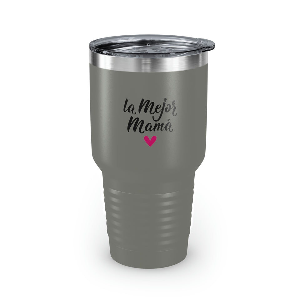 The Best Mom Ringneck Tumbler, 30oz