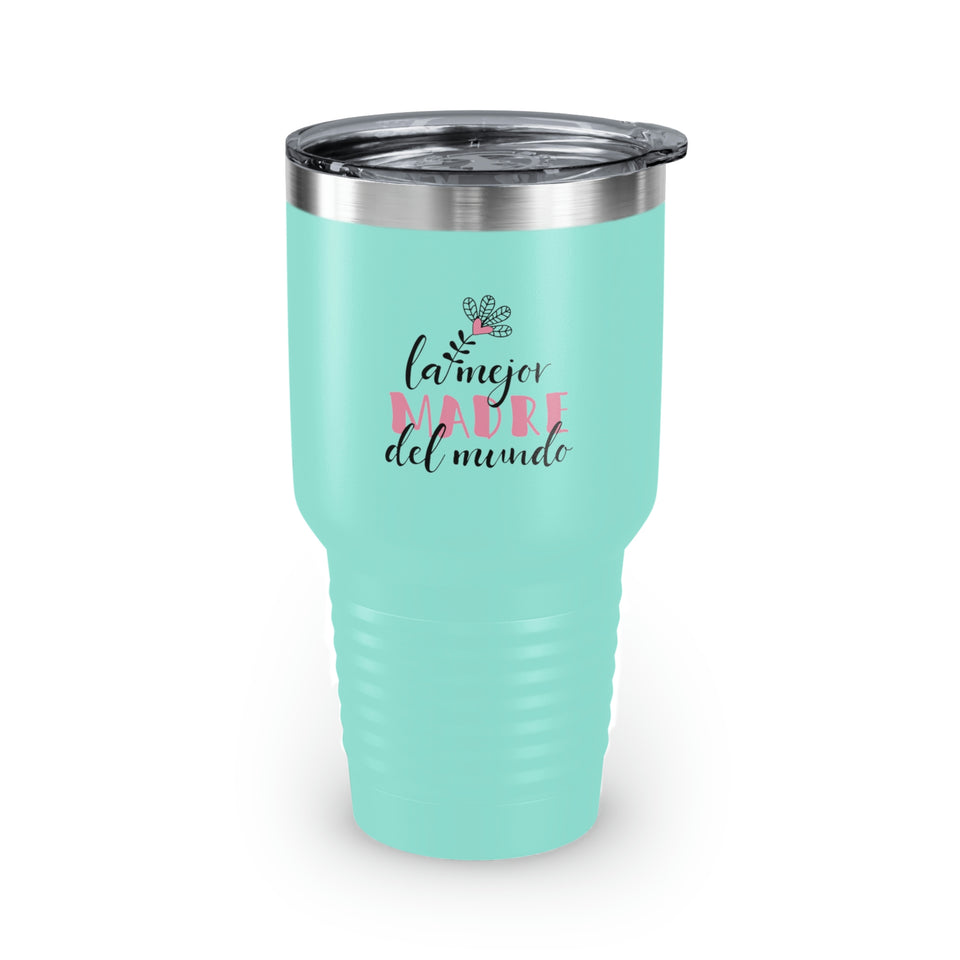 World's Best Mom Ringneck Tumbler, 30oz