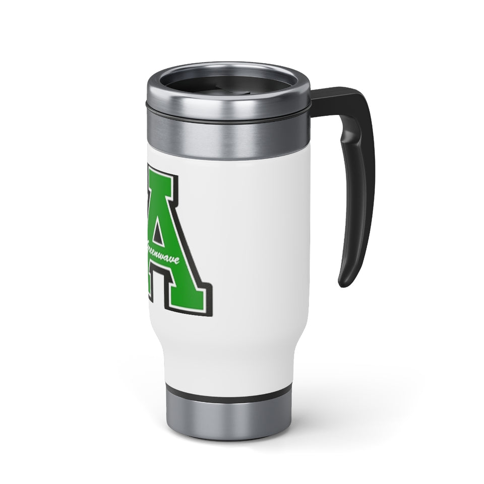 Ashbrook Stainless Steel Travel Mug with Handle, 14oz