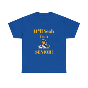H*ll Yeah! UNCG Senior Unisex Heavy Cotton Tee