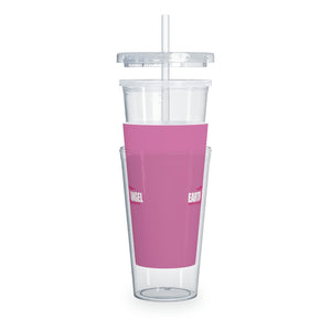 Earth Angel Plastic Tumbler with Straw