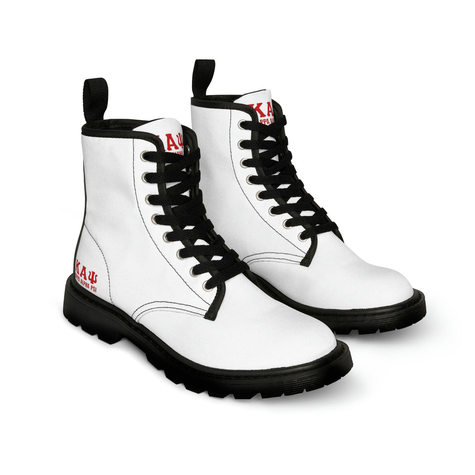 Kappa Alpha Psi Men's Canvas Boots