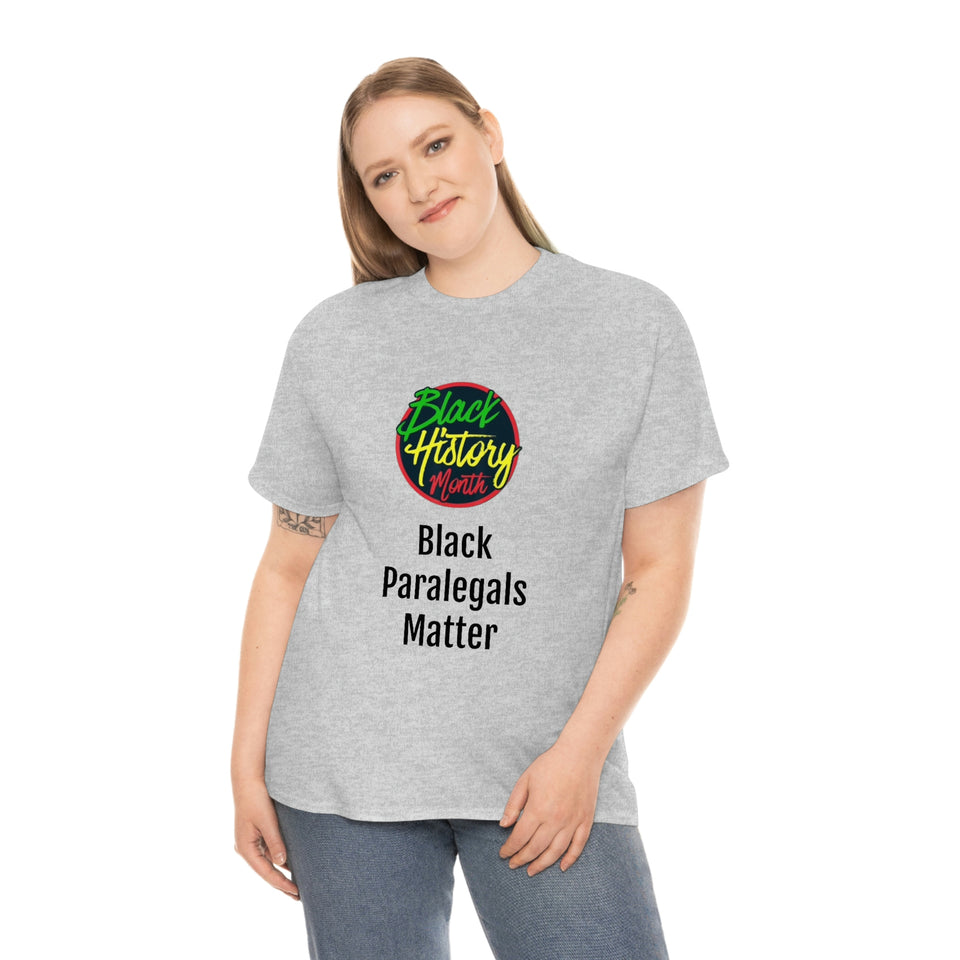 Black Paralegals Matter Cotton Tee