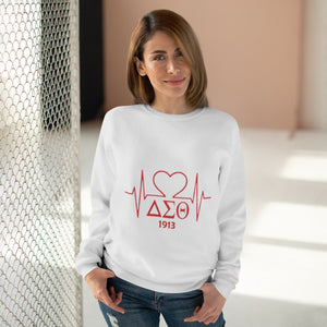 Delta Heartbeat Unisex Crew Neck Sweatshirt