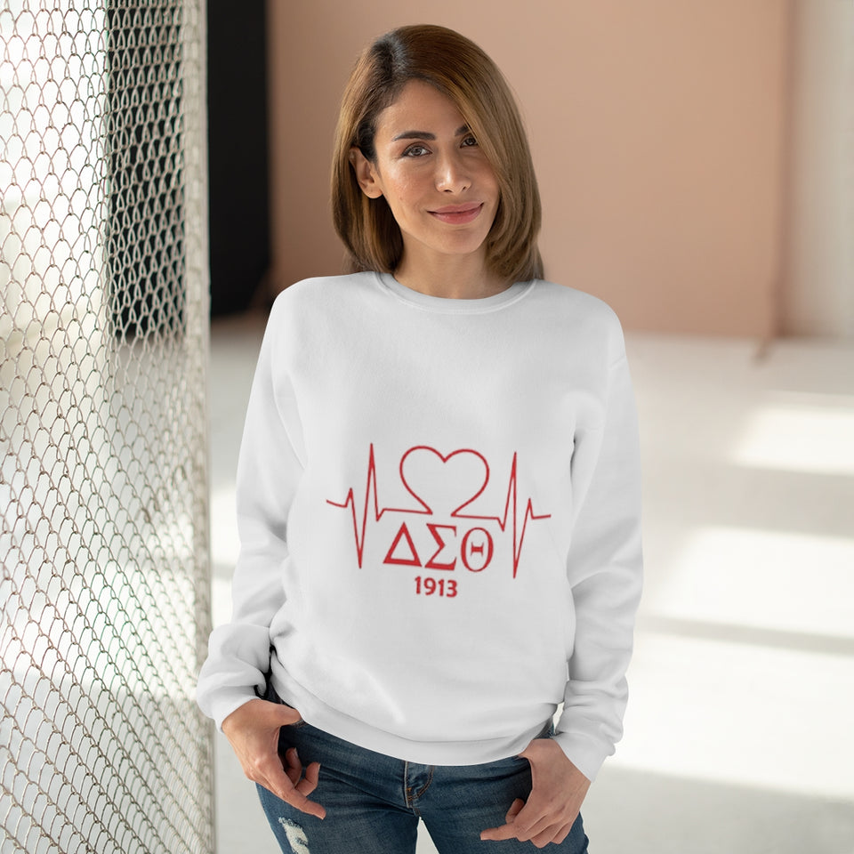 Delta Heartbeat Unisex Crew Neck Sweatshirt