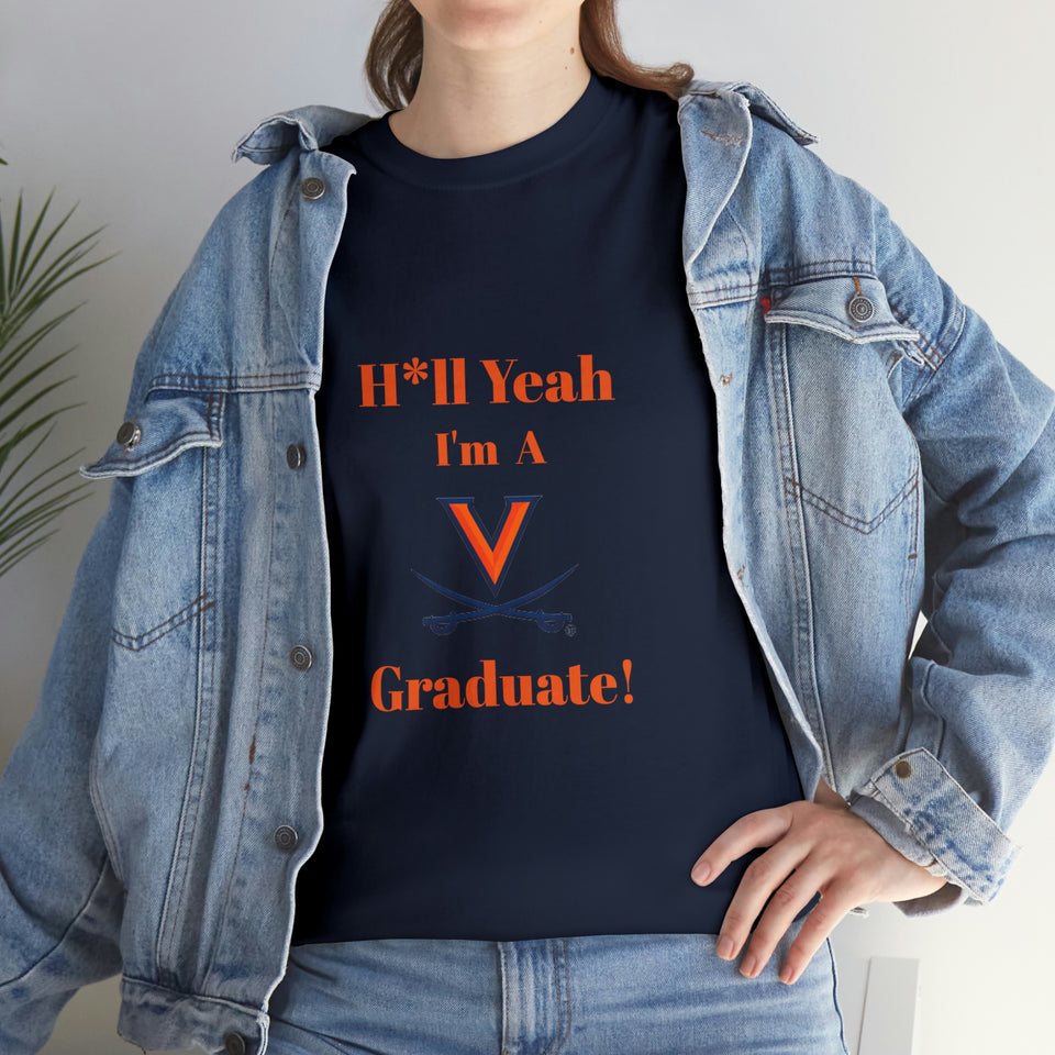 H*ll Yeah University of Virginia Unisex Heavy Cotton Tee