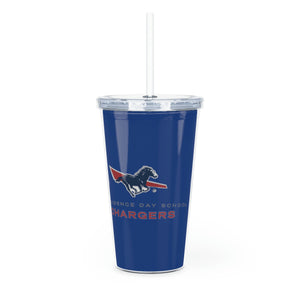 Providence Day Plastic Tumbler with Straw