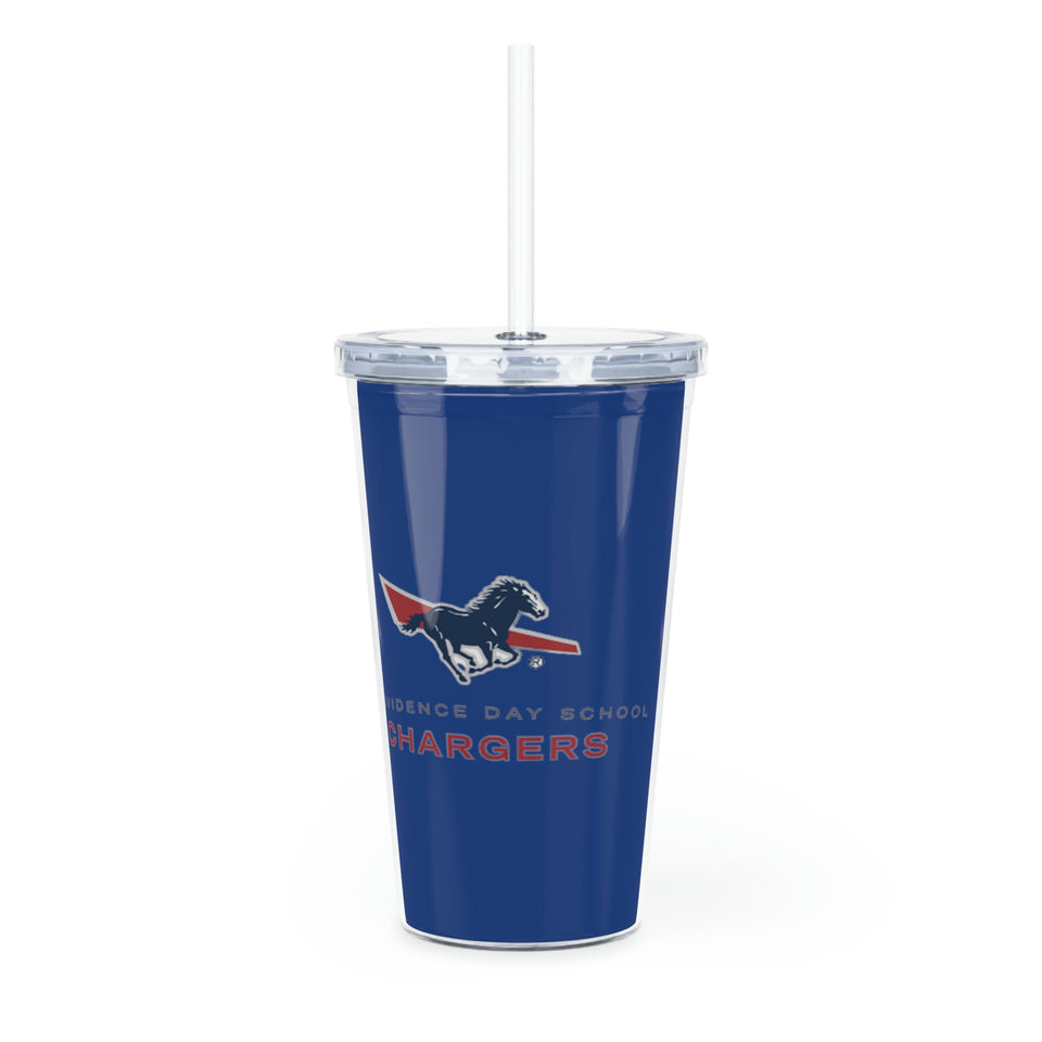 Providence Day Plastic Tumbler with Straw