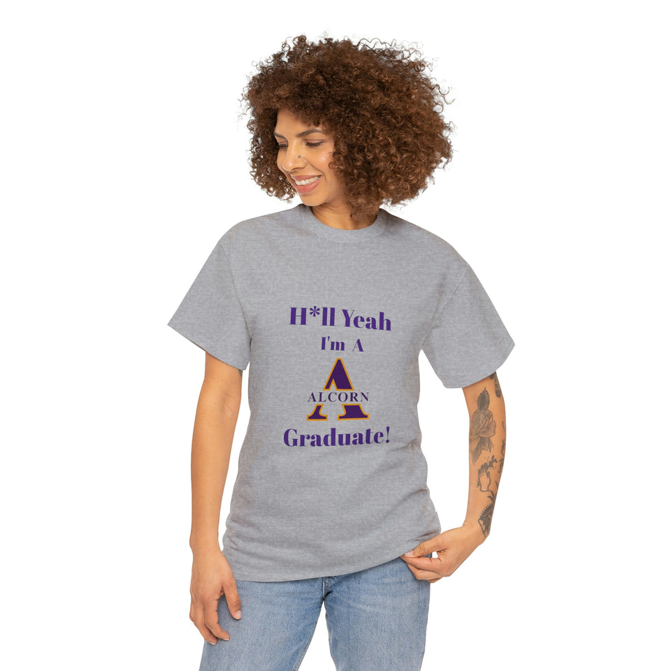 H*ll Yeah Alcorn State Unisex Heavy Cotton Tee