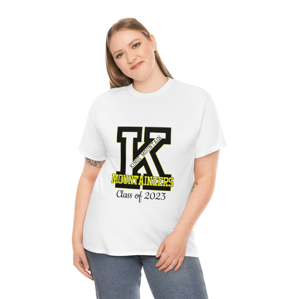 Kings Mountain High School Class of 2023 Unisex Heavy Cotton Tee
