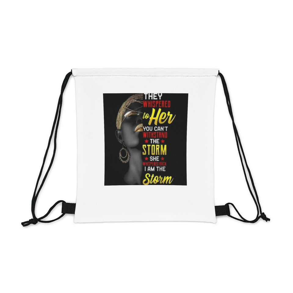 They Whispered Outdoor Drawstring Bag