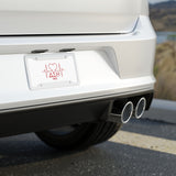 Delta Heartbeat License Plate