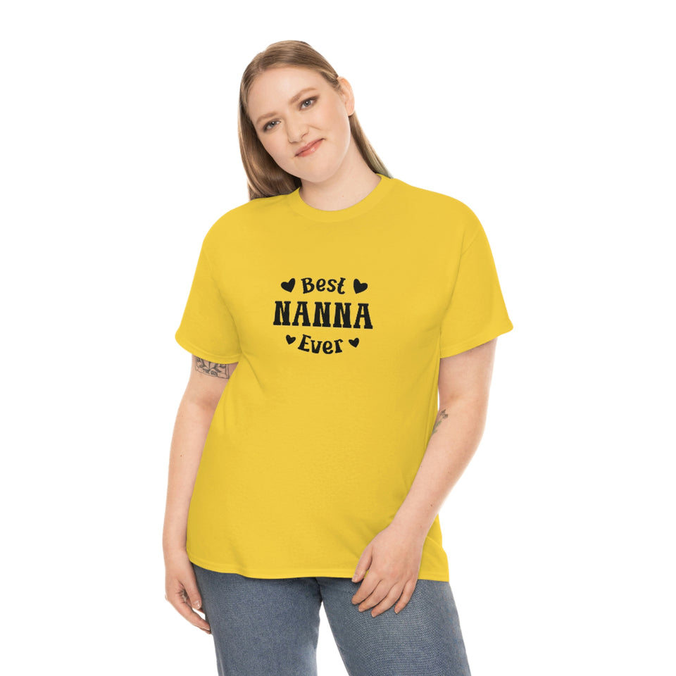 Best Nanna Ever Unisex Heavy Cotton Tee
