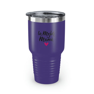 The Best Mom Ringneck Tumbler, 30oz