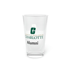 UNCC Alumni Pint Glass, 16oz