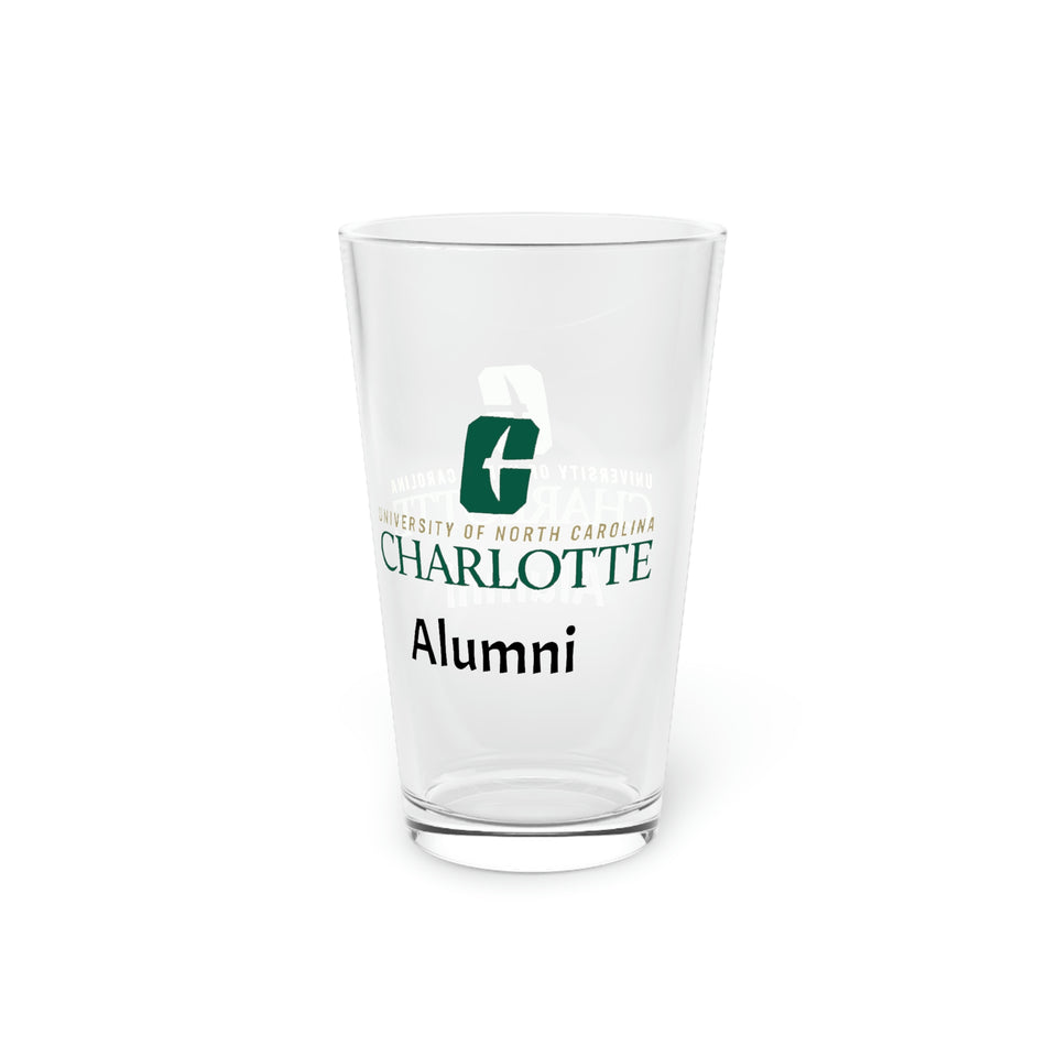 UNCC Alumni Pint Glass, 16oz