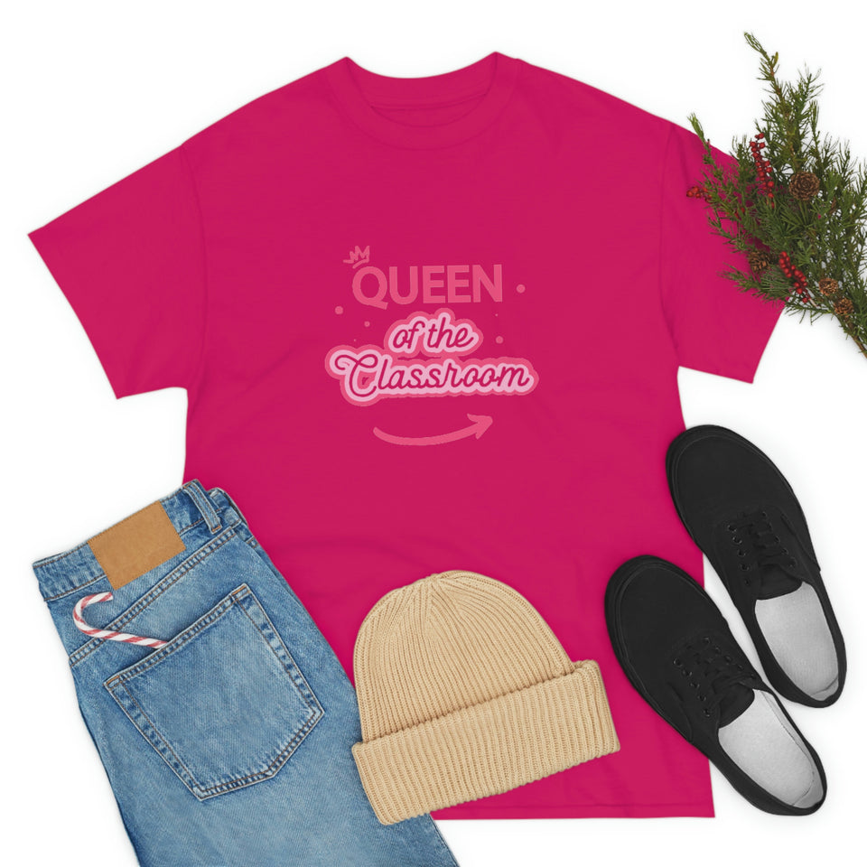 Queen of The Classroom Cotton Tee