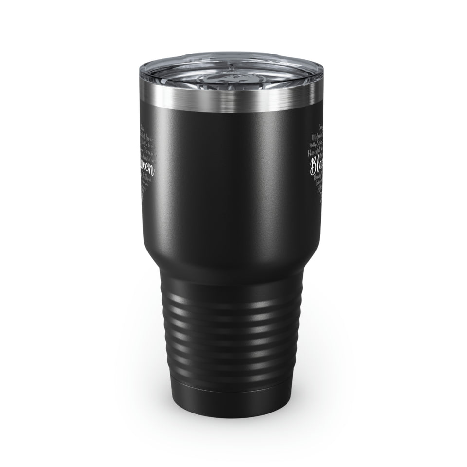 Black Queen Ringneck Tumbler, 30oz