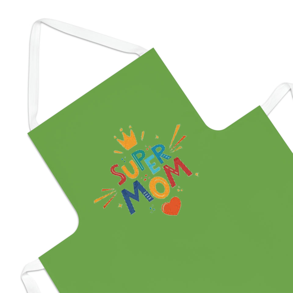 Super Mom Adult Apron (AOP)