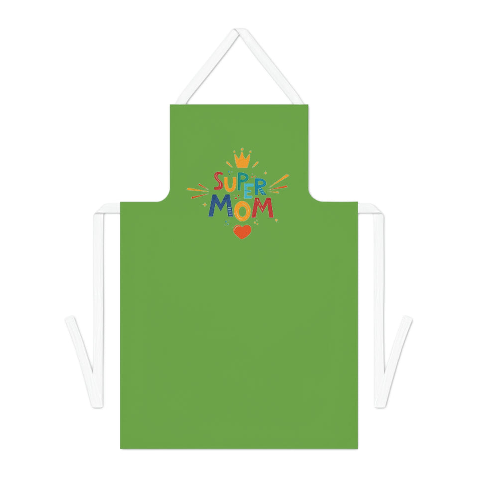 Super Mom Adult Apron (AOP)