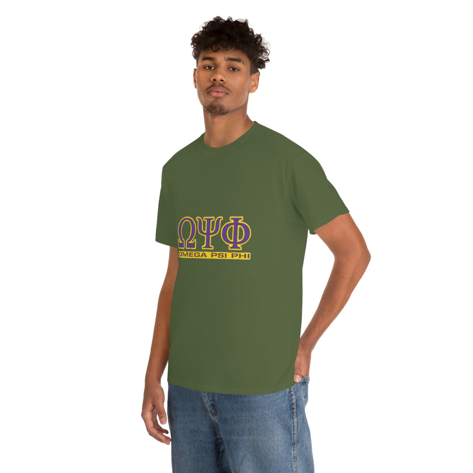Omega Psi Phi Unisex Heavy Cotton Tee