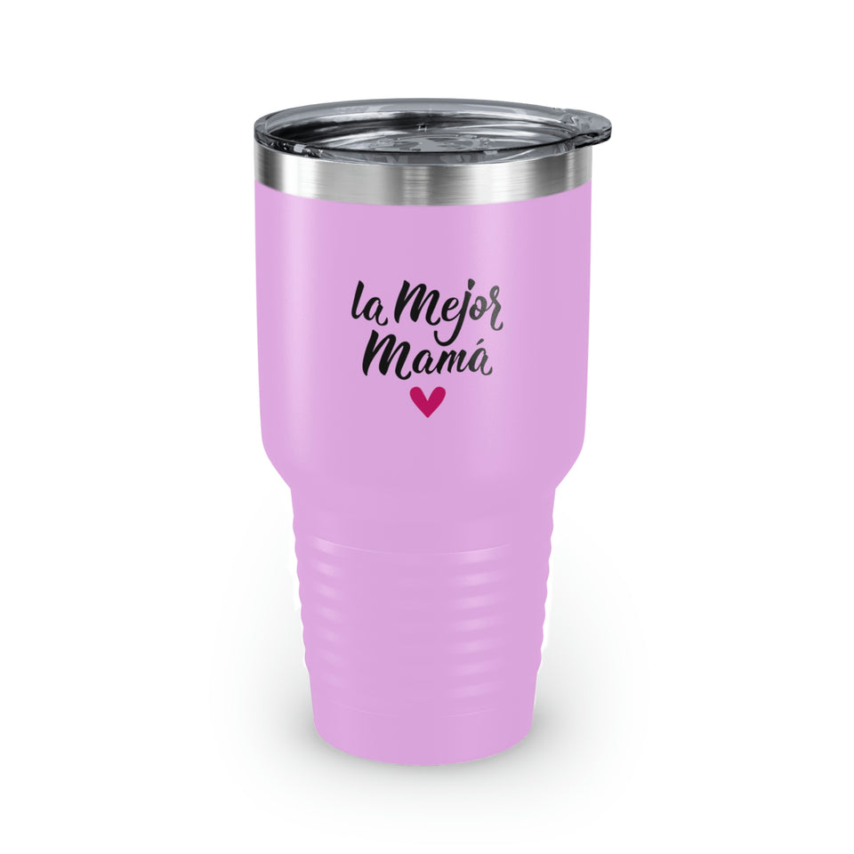 The Best Mom Ringneck Tumbler, 30oz