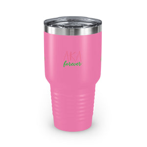 AKA Forever Ringneck Tumbler, 30oz (Small Lettering)