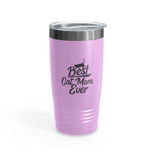 Best Cat Mom Ever Ringneck Tumbler, 20oz