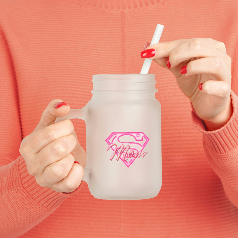 Today's Single Mom Superwoman Mason Jar