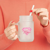 Today's Single Mom Superwoman Mason Jar