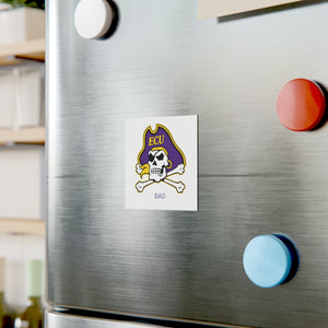 East Carolina Dad Square Magnet