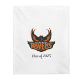 Rocky River Class of 2023 Velveteen Plush Blanket