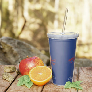 East Gaston Class of 2023 Plastic Tumbler with Straw