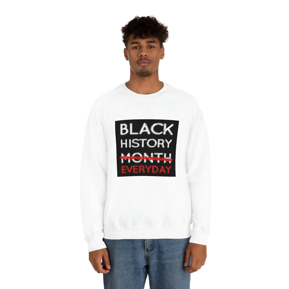 Black History Everyday Unisex Heavy Blend™ Crewneck Sweatshirt