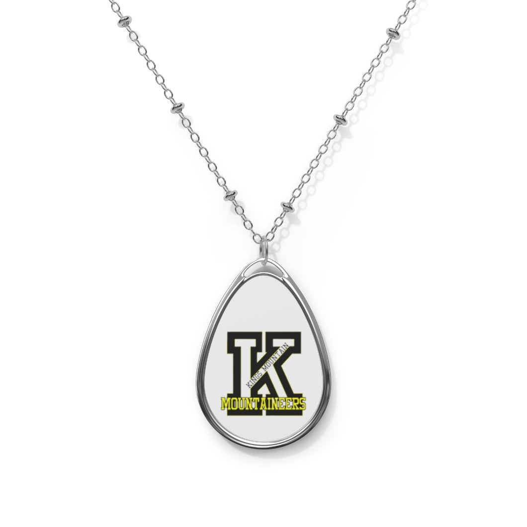 Kings Mountain High School Oval Necklace