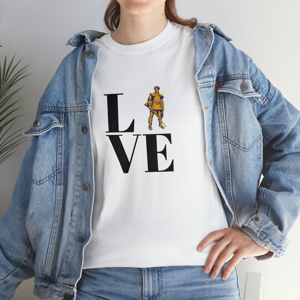 LOVE West Virginia University Unisex Heavy Cotton Tee