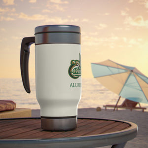 UNCC ALUMNI Stainless Steel Travel Mug with Handle, 14oz