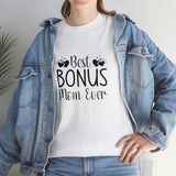 Best Bonus Mom Ever Unisex Heavy Cotton Tee