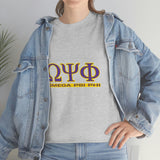 Omega Psi Phi Unisex Heavy Cotton Tee