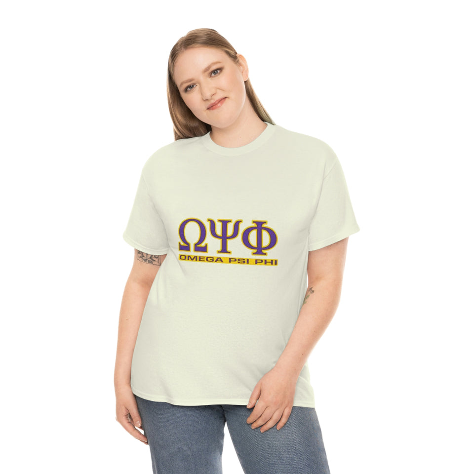 Omega Psi Phi Unisex Heavy Cotton Tee