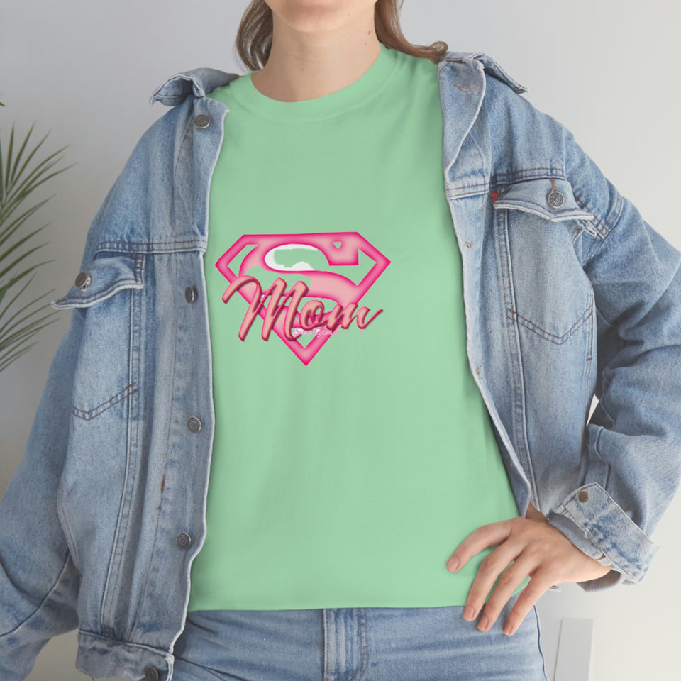 Today's Single Mom Superwoman Unisex Heavy Cotton Tee